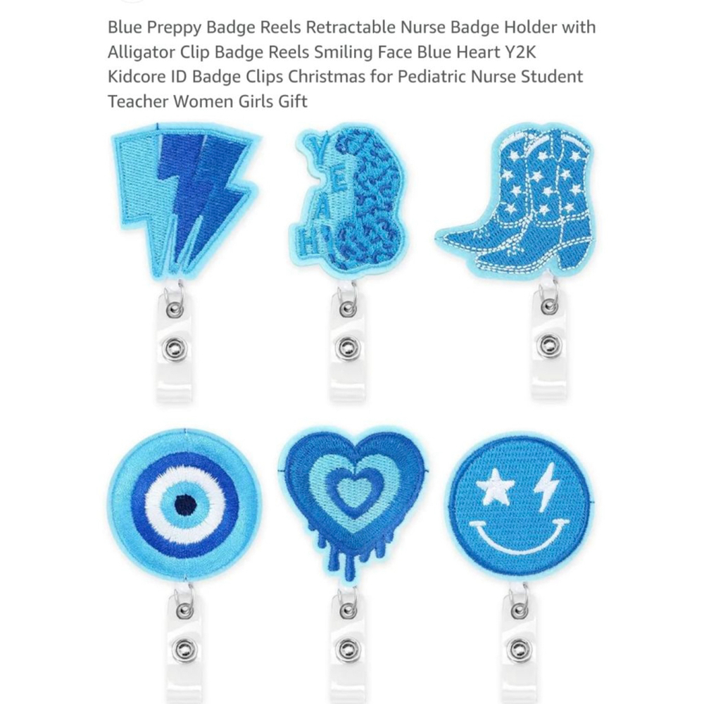 Blue Badge Reels, ID Holder, Unisex, One Size great for nursing
